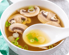 Mushroom clear Soup